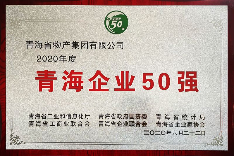 2020年度青海企业50强