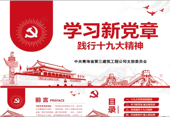 学习新党章 展现新作为 牢记新使命